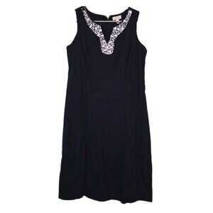 Linen Charter Club 8 Petite Dark Navy blue Dress